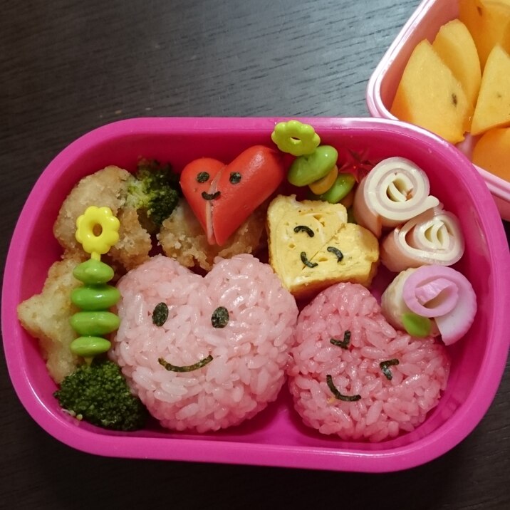 年少さんのキャラ弁 ハートちゃん レシピ 作り方 By Yunoa101 楽天レシピ 年少さんのキャラ弁 ハートちゃん レシピ 作り方 By Yunoa101 楽天レシピ